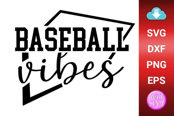 Baseball Vibes Svg, Softball Dad Svg Graphics and Crafts