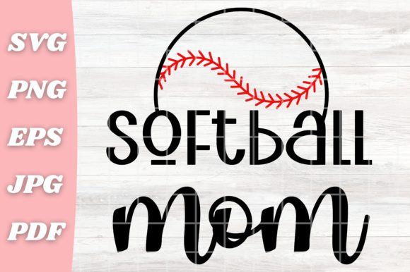 Softball Mom Cut File Graphics and Crafts Review