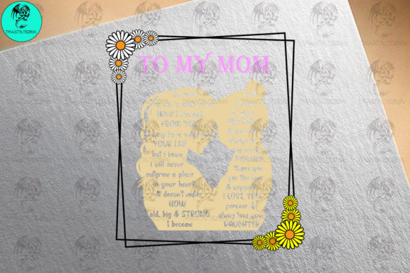 To My Mom Graphics for Crafts and Design Projects